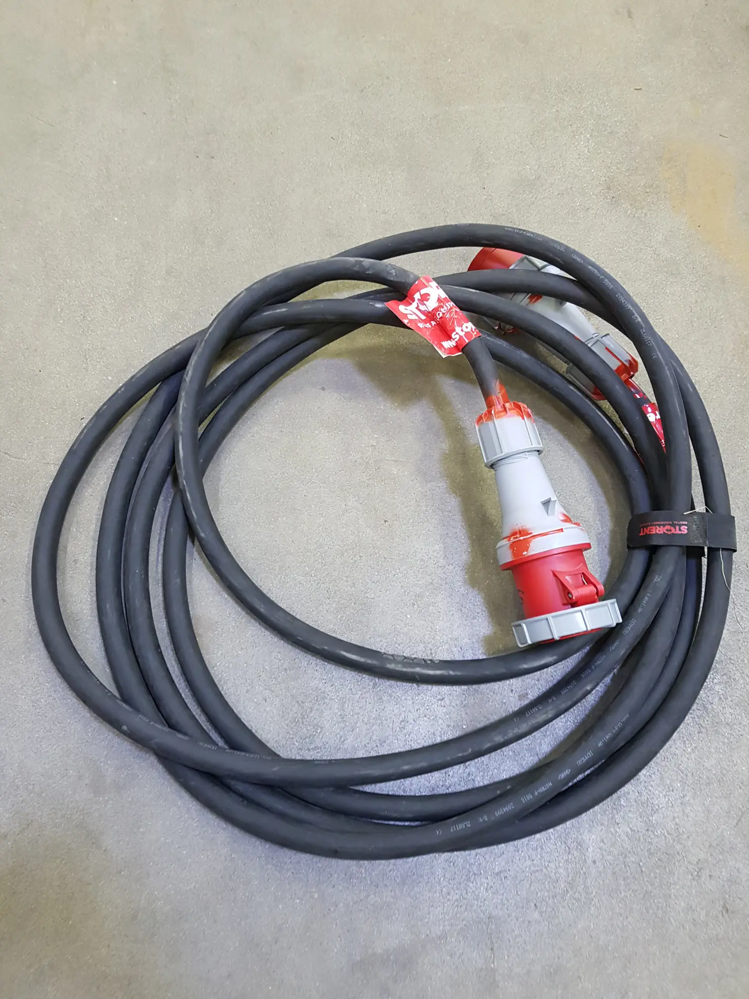 Extensions cords 63A, 3F, 10m