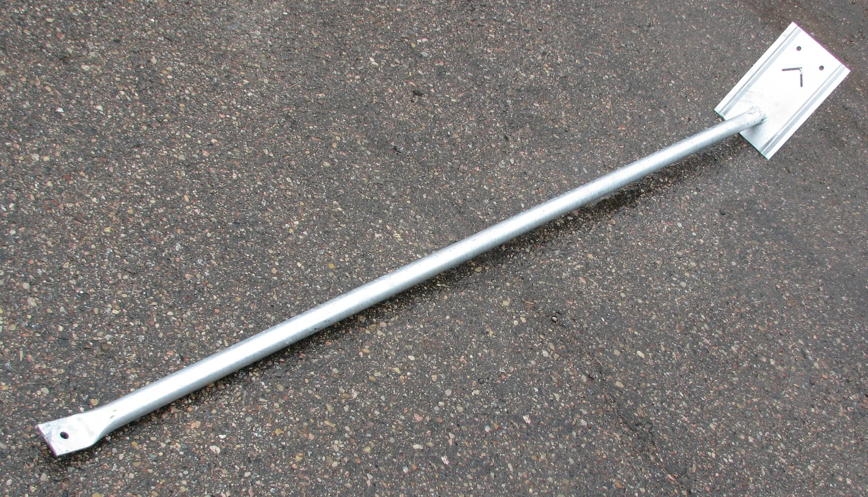 Support brace for fence, strong (Ø42mm), L=1.95m
