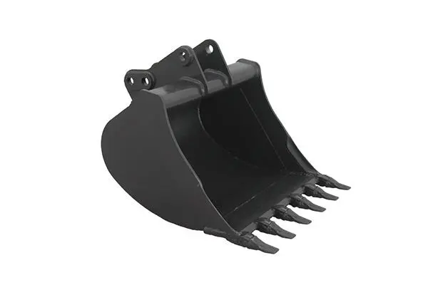 Digging buckets for backhoe loaders