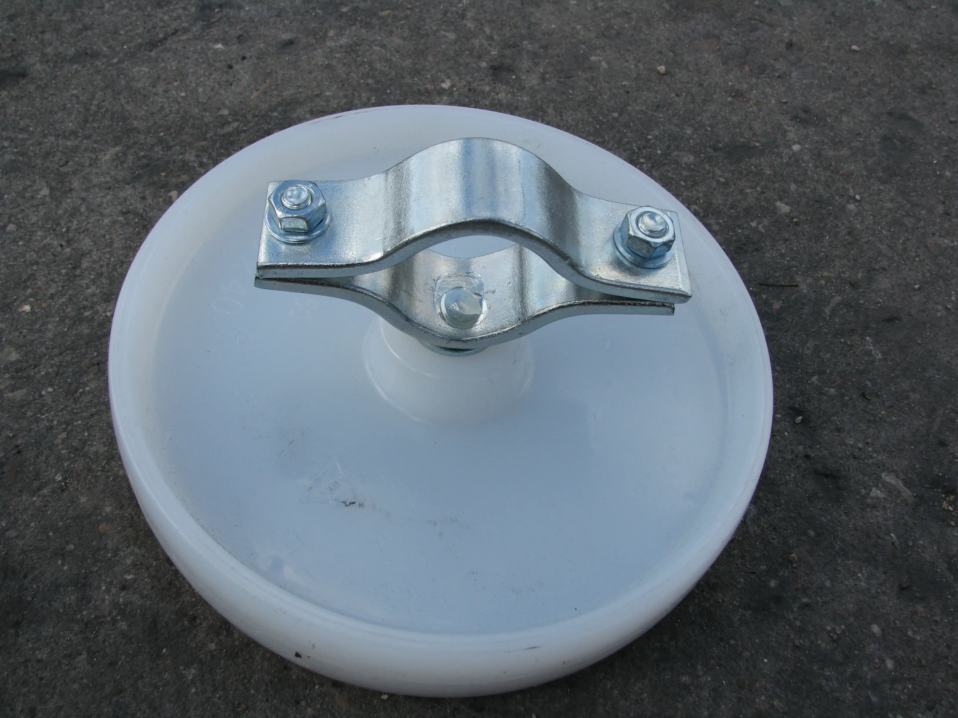Wheel for mobile fence gate