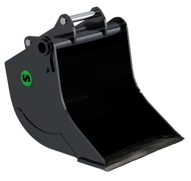 Digging buckets for wheel and crawler excavators