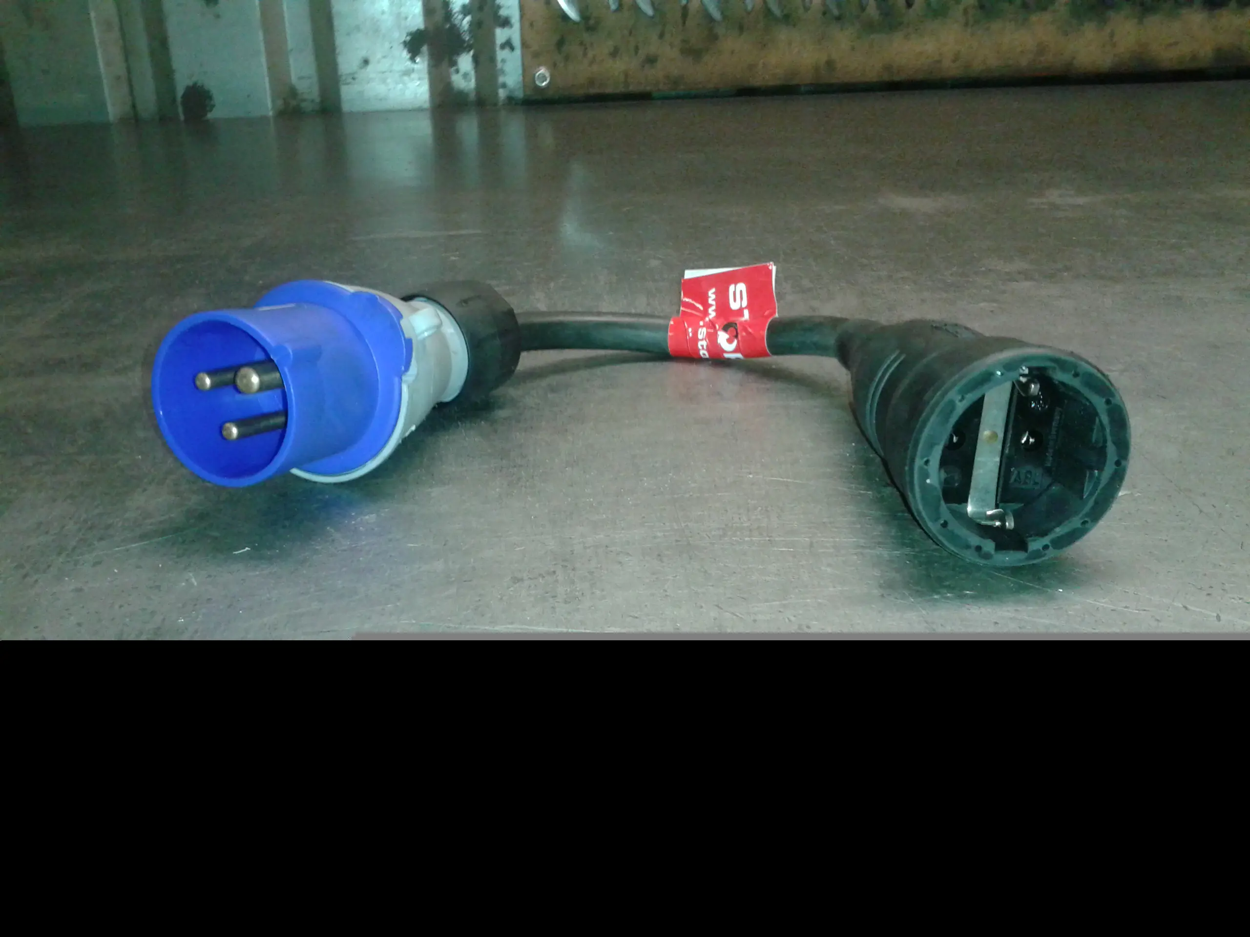 Cable transition  1F 16A  - Schuko