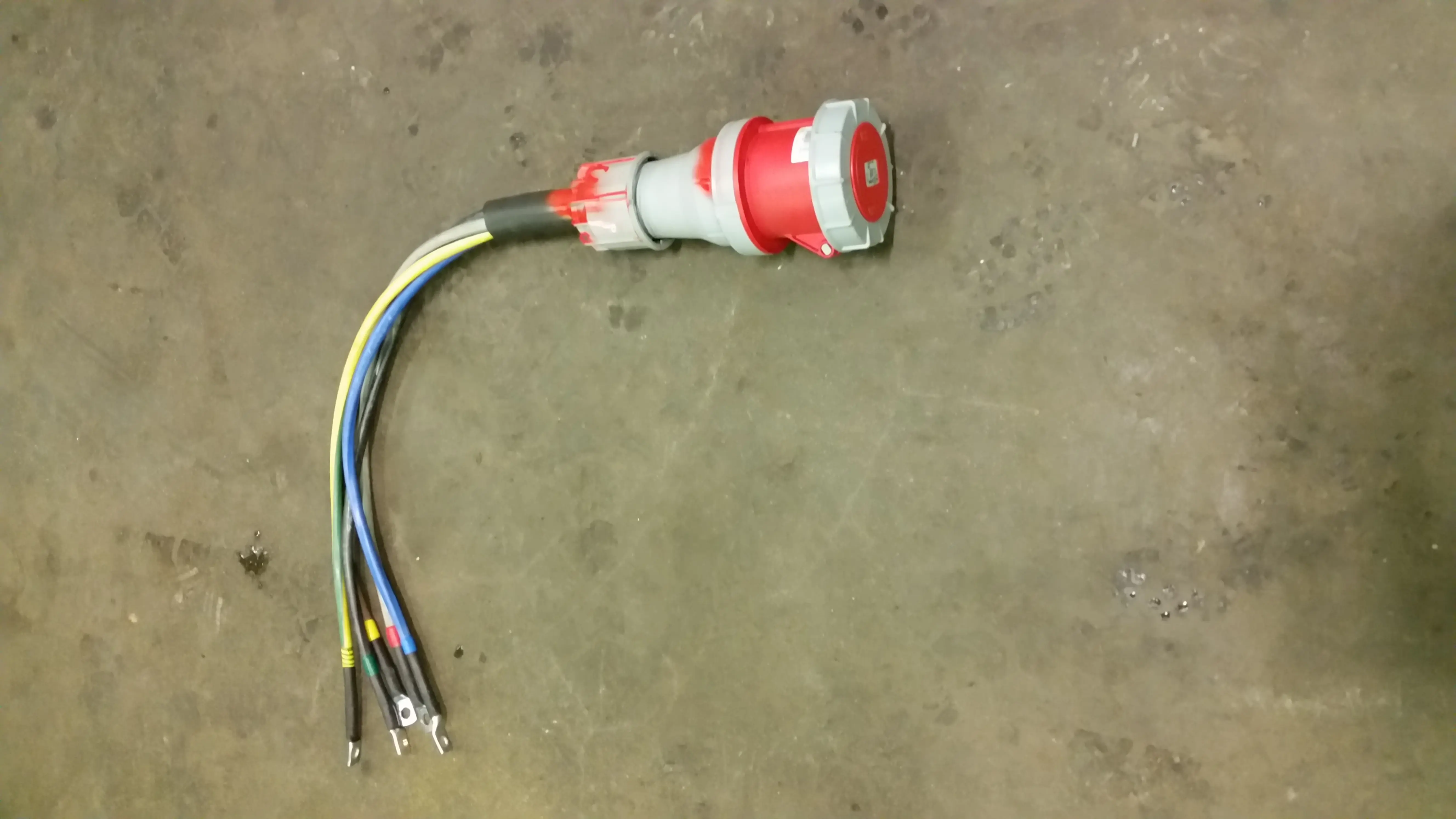 Cable transition M12 - 125A socket (mama)