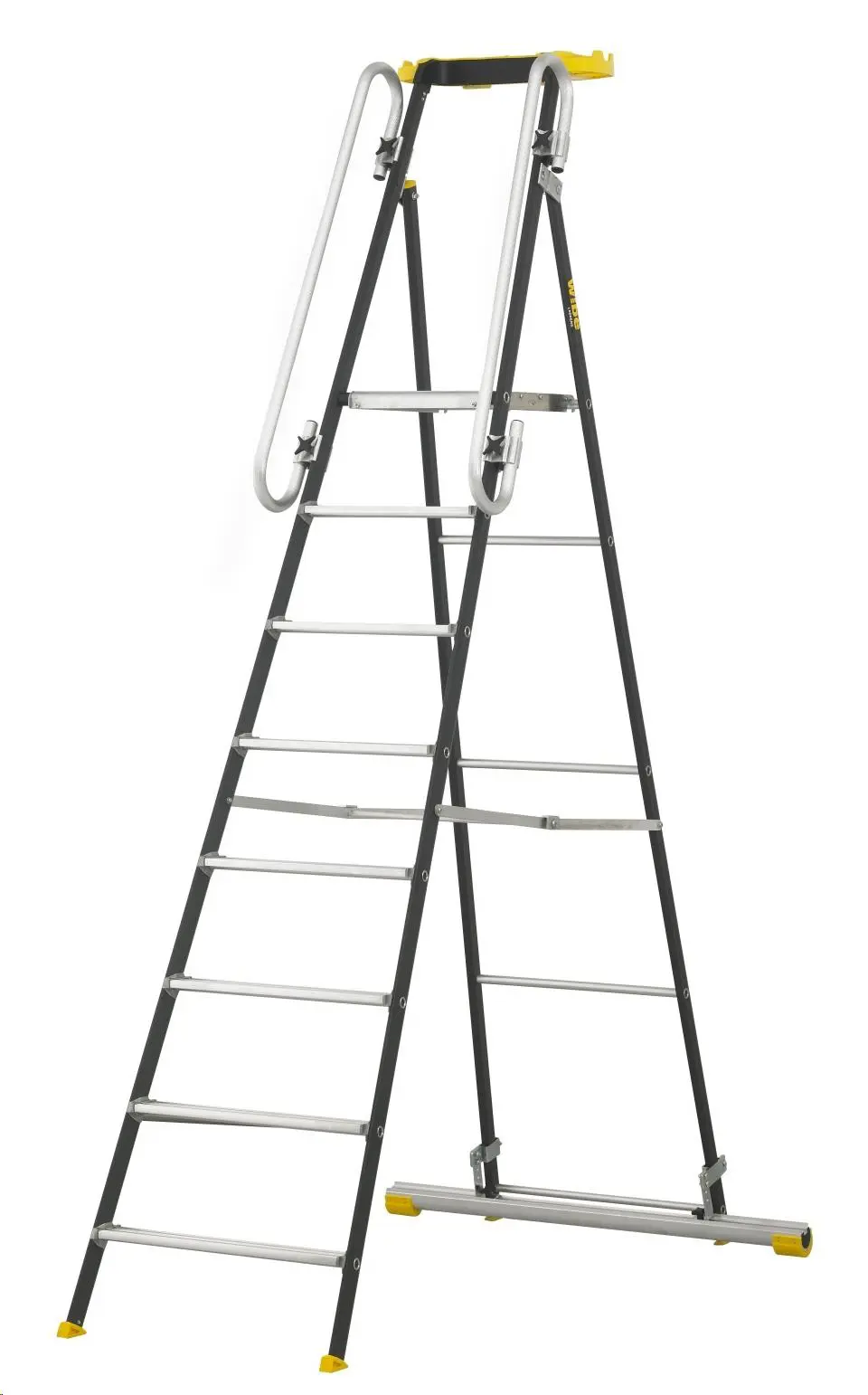 Stepladders with platform