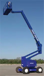 Rough-terrain articulating boom (diesel, 4 WD), 20m
