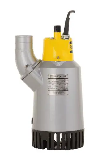 Submersible water pump <1000l/min, DN75, 230V