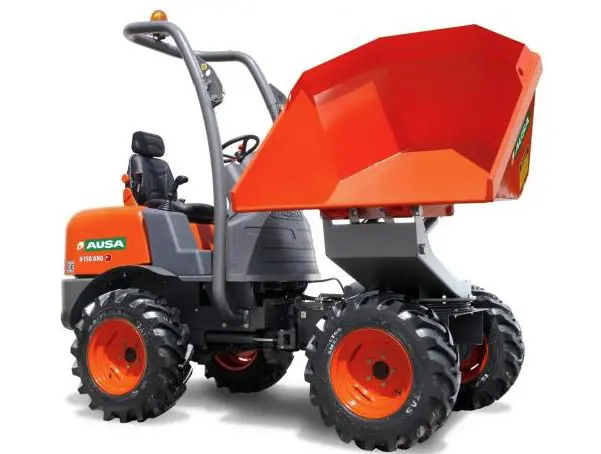 Wheeled dumpers, <2t