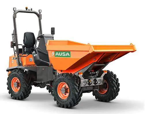 Wheeled dumpers, <3t