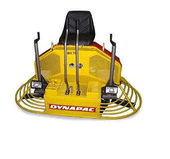 Double troweling machine, petrol