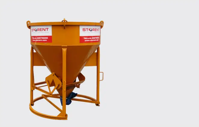 Concrete hopper, 1000 l