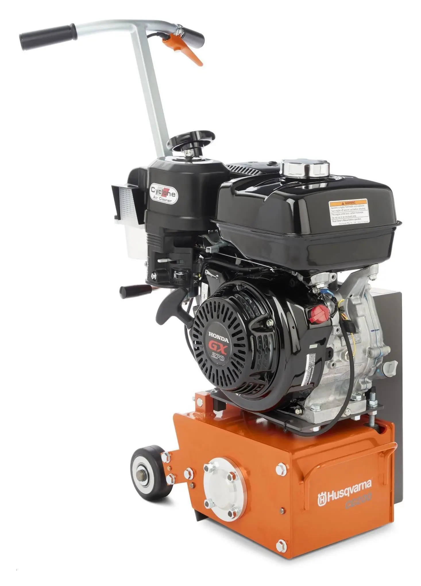 Concrete floor scarifier, 200mm, petrol