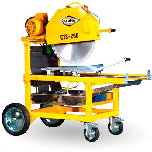 Masonry saw, slide for cutting material, 400V, D-650mm