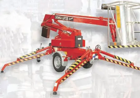 Trailer mounted lifts, 21m