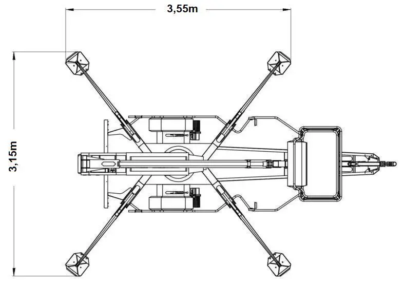 Trailer mounted boom lifts, 12m
