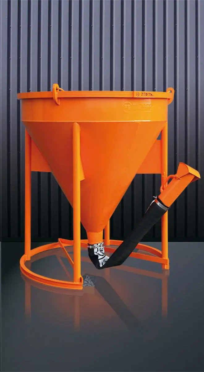 Concrete hopper, 1500 l