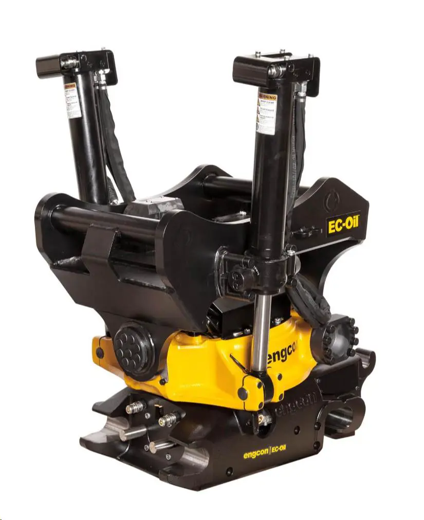 Tilt systems for wheel and crawler excavators