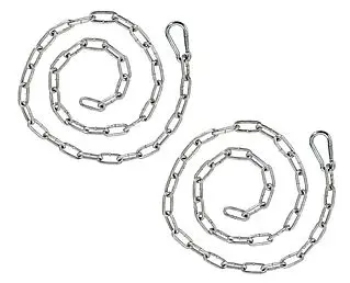Fixing chains for rubbish chutes