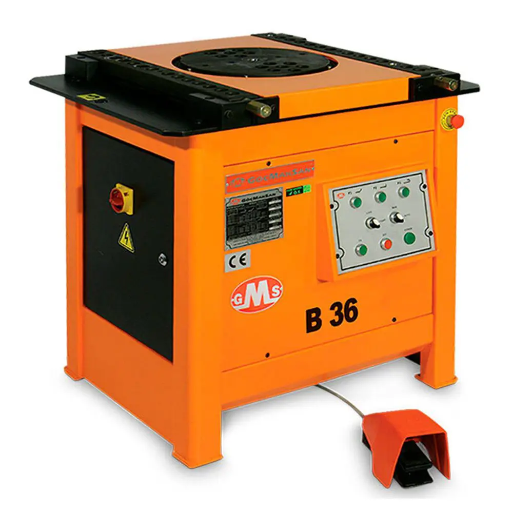 Reinforced bar bending work table, <35mm, 400V