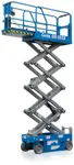 Electric scissor lift (battery, 2 WD), 7,8m