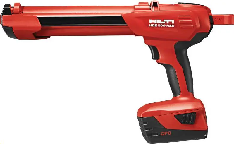 Caulking gun, two component, battery