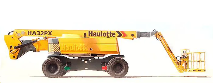Rough-terrain articulating boom (diesel, 4 WD), 32m