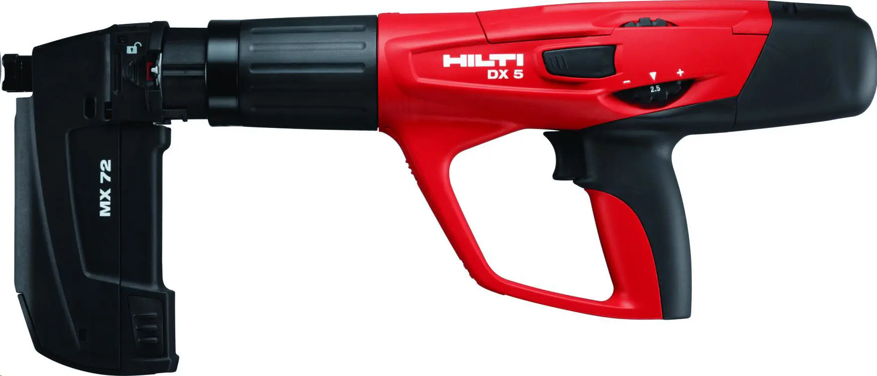 Powder-actuated nailer for fastening steel roof sheets