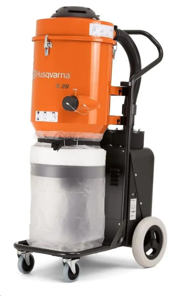 The industrial vacuum cleaner, 125 l/s, 220V