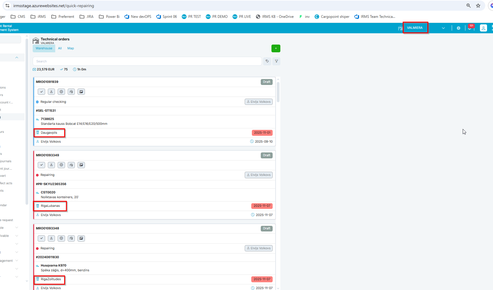 Frontālais iekrāvējs, <0,3 m³