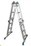 Aluminum ladders, 4 parts  h-4.68m
