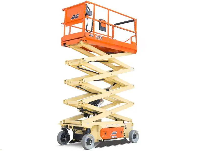 Electric scissor lift (battery, 2 WD), 10m