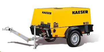 Diesel compressor 5m3/min, 7bar.