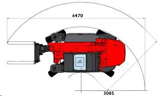 Telescopic handler, <5m, <2,5t