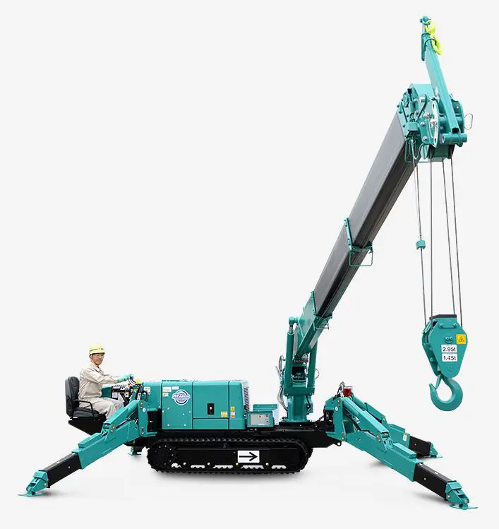 Spider minicranes, 16m