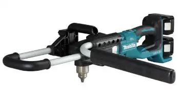 Earth drill, one person operated, battery