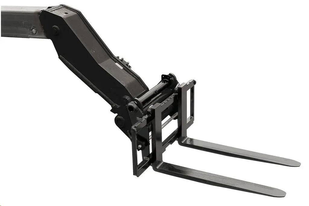 Forks with tilting carriage