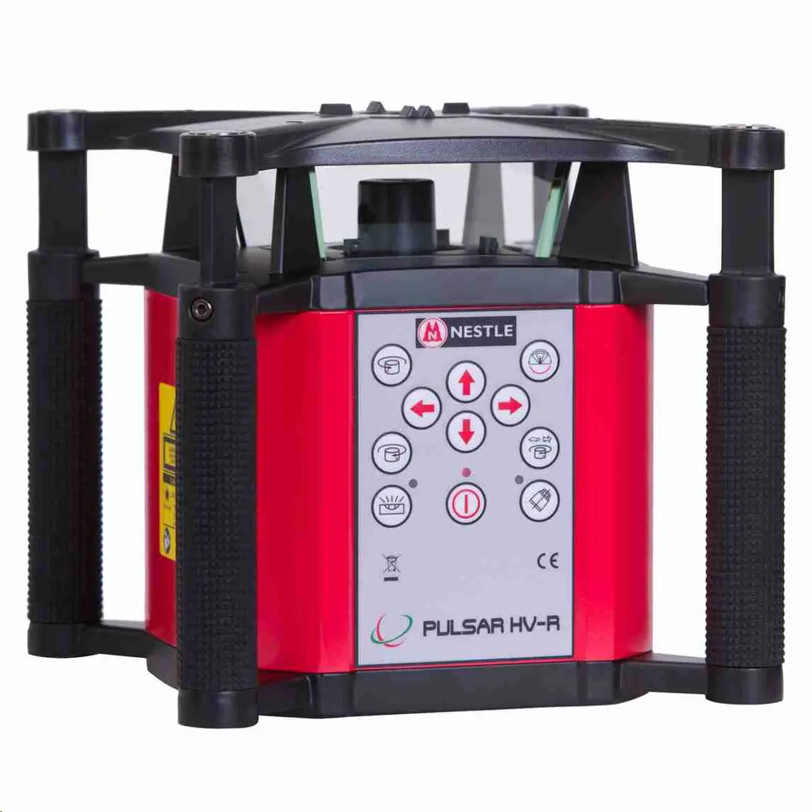 Laser leveller with remote control, stand and lat