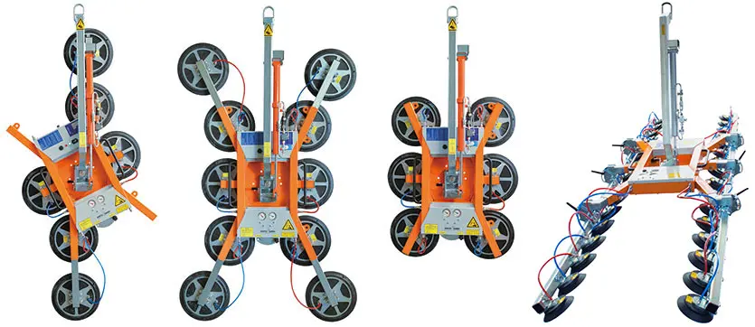 Attachable vacuum lifts, 1000 kg