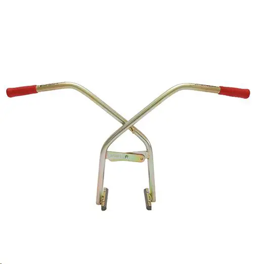 Set of street curbs laying clamp