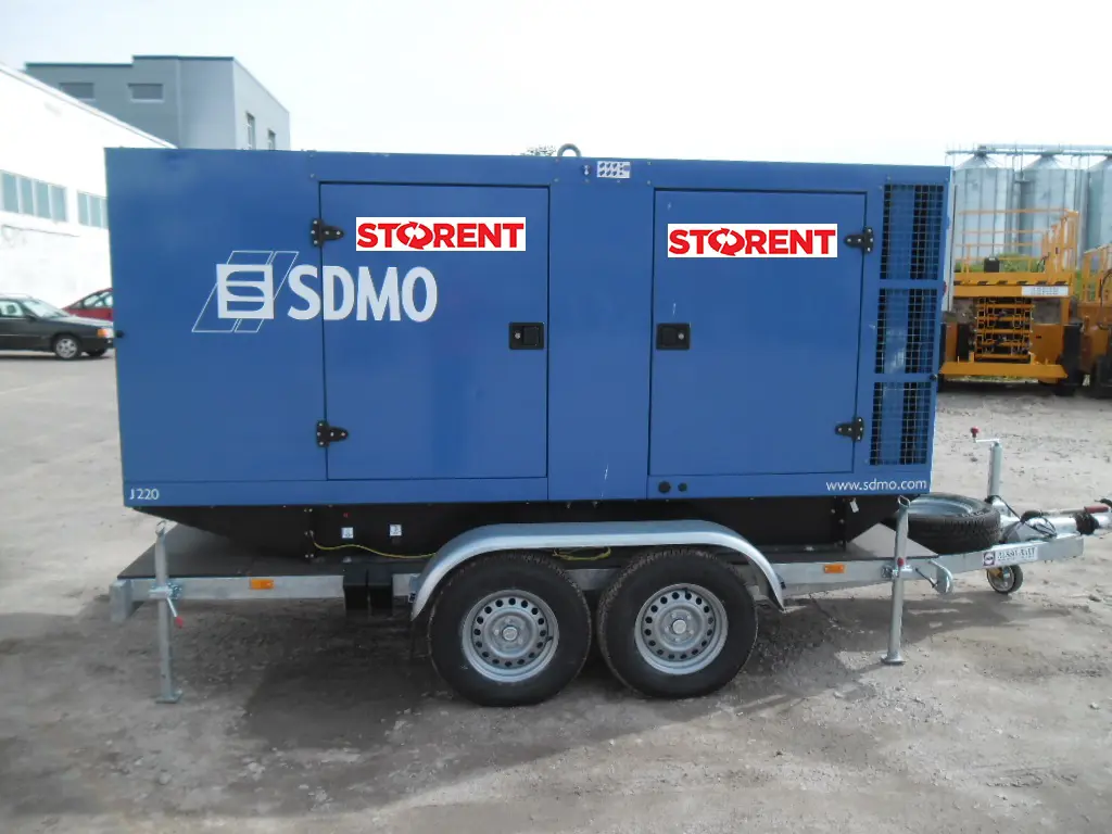 Generator, diesel - semitrailer, 160kW