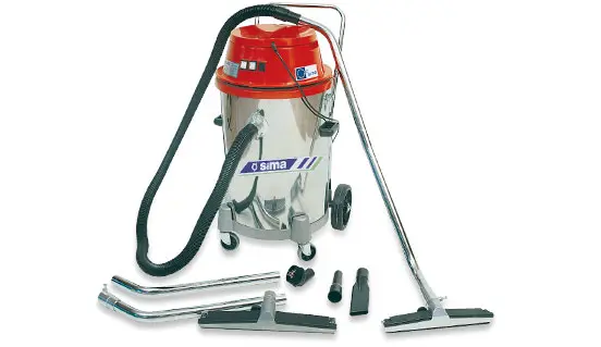 Vacuum cleaners for dust and wet mud, 180l/s, 80l, 230V
