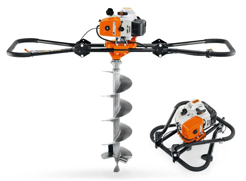 Earth drill, two person operated, petrol