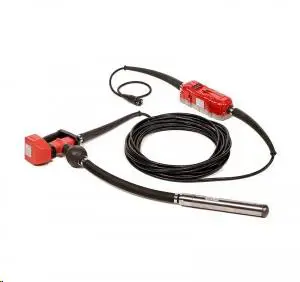 Hight frequency concrete vibrator with pistol-grip and integrated converter, 230V