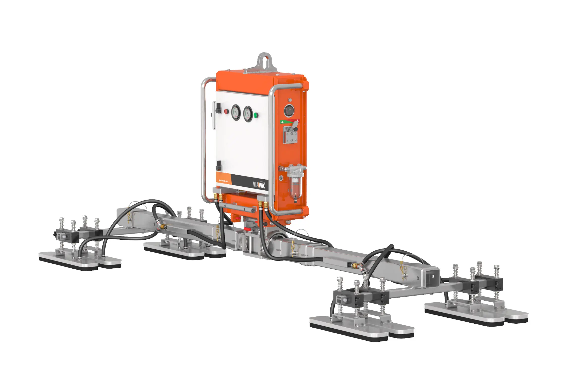 Vacuum all-rounder dual circuit lifter for "sandwich" roof and wall panels, 800kg (max: wall 14m, roof- 25m)