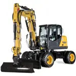 Wheel Excavator, <15t