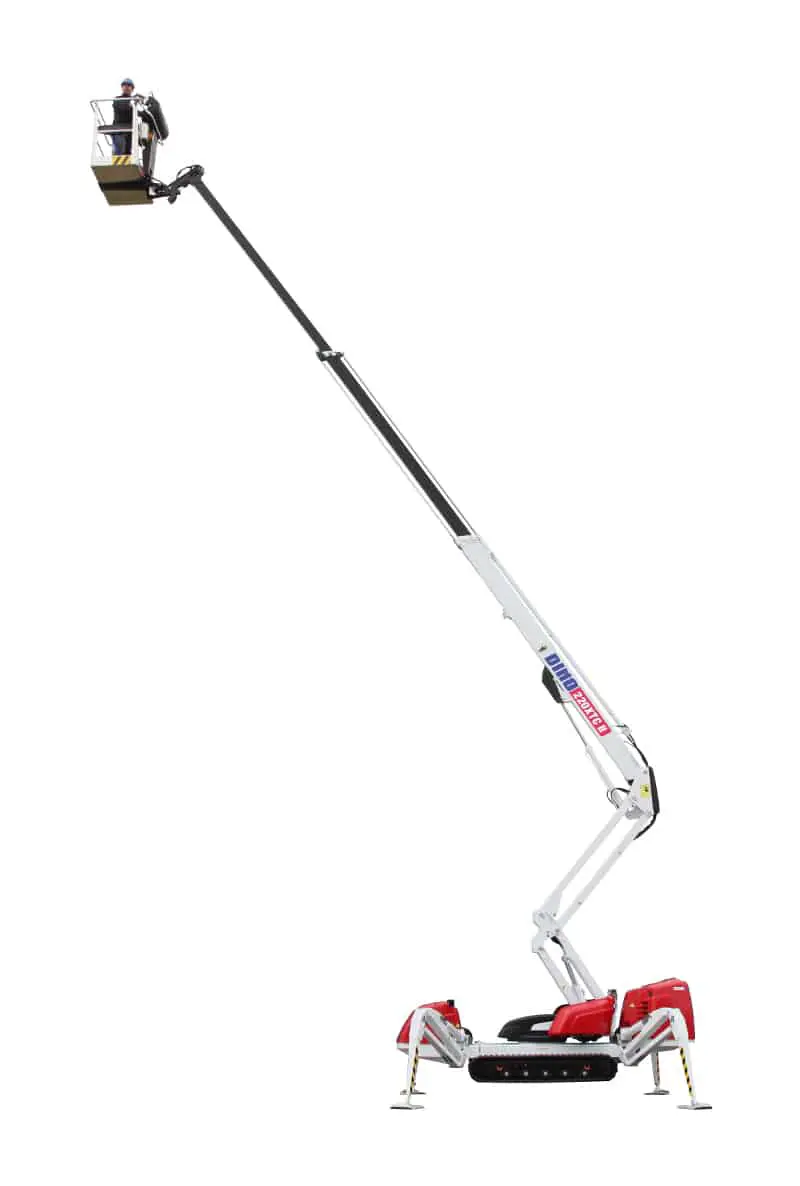 Spindelliftar med arbetsplattform