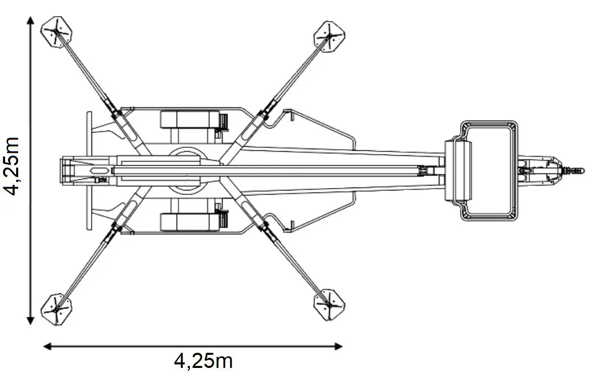 Släpvagnslift (el, 230V), 30 m