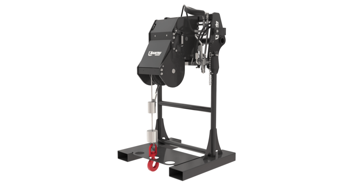 Hydraulisk vinsch, <6 t för teleskoplastare