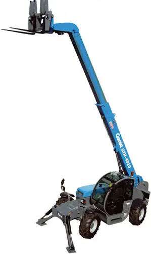 Teleskoplastare, stel <10 m, <4 t