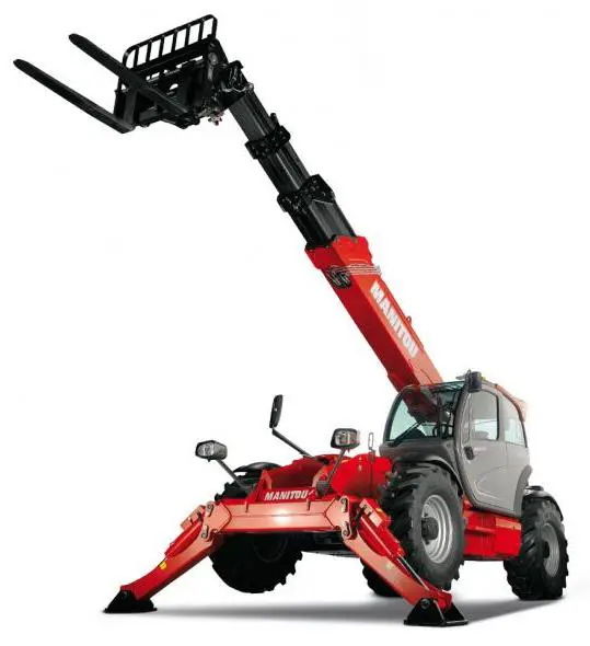 Teleskoplastare, stel <14 m, <4 t