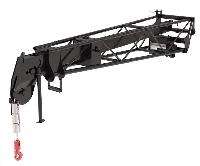 Förlängningsjibb (kranarm) med vinsch för teleskoplastare